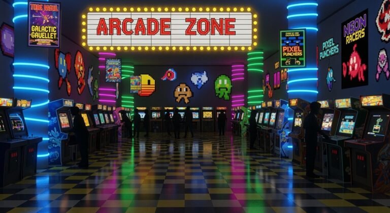 Arcade background image
