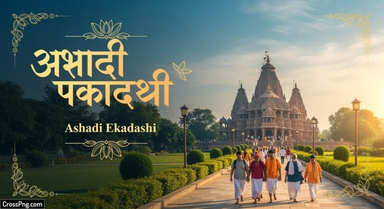 Ashadi ekadashi banner background hd image 3