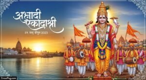 Ashadi ekadashi banner background hd image