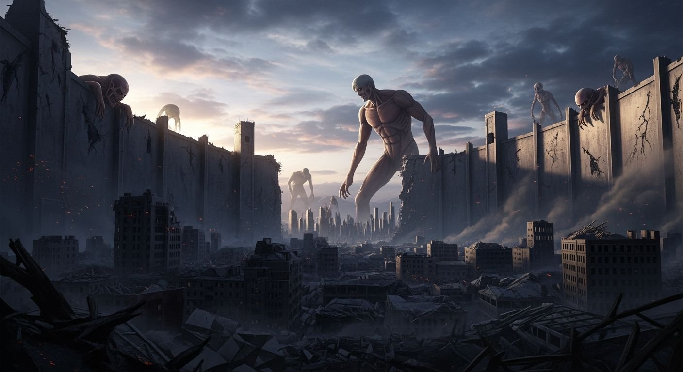 Attack on titan background image 6