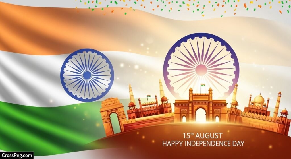 August independence day background image 3