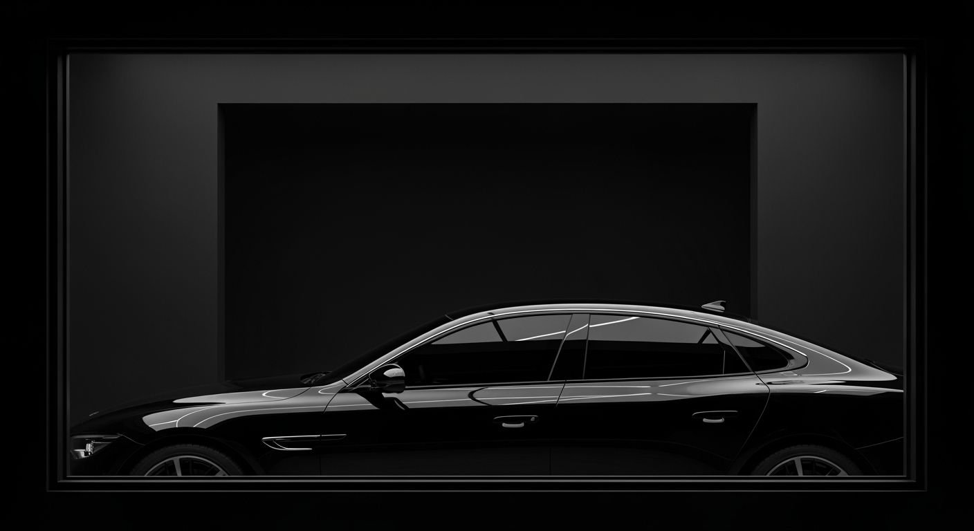 Auto black background for windowed image