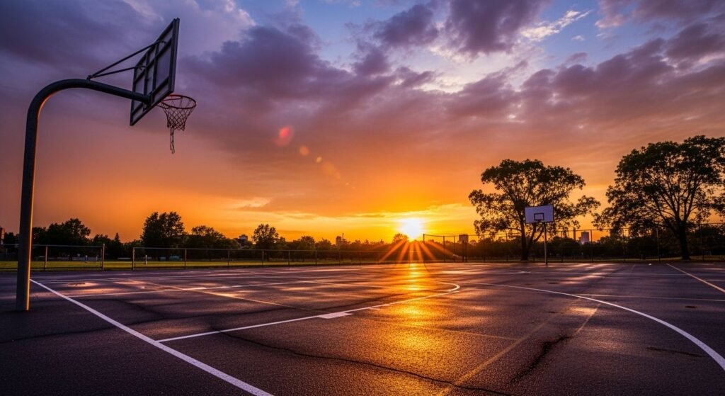 Awesome basketball background image