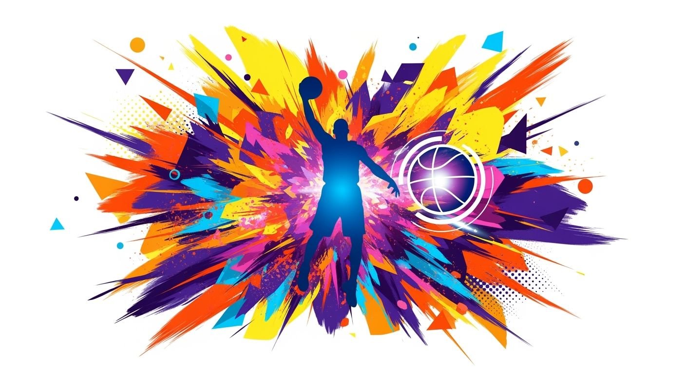 Awesome basketball background image 2