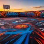 Awesome basketball background image 3