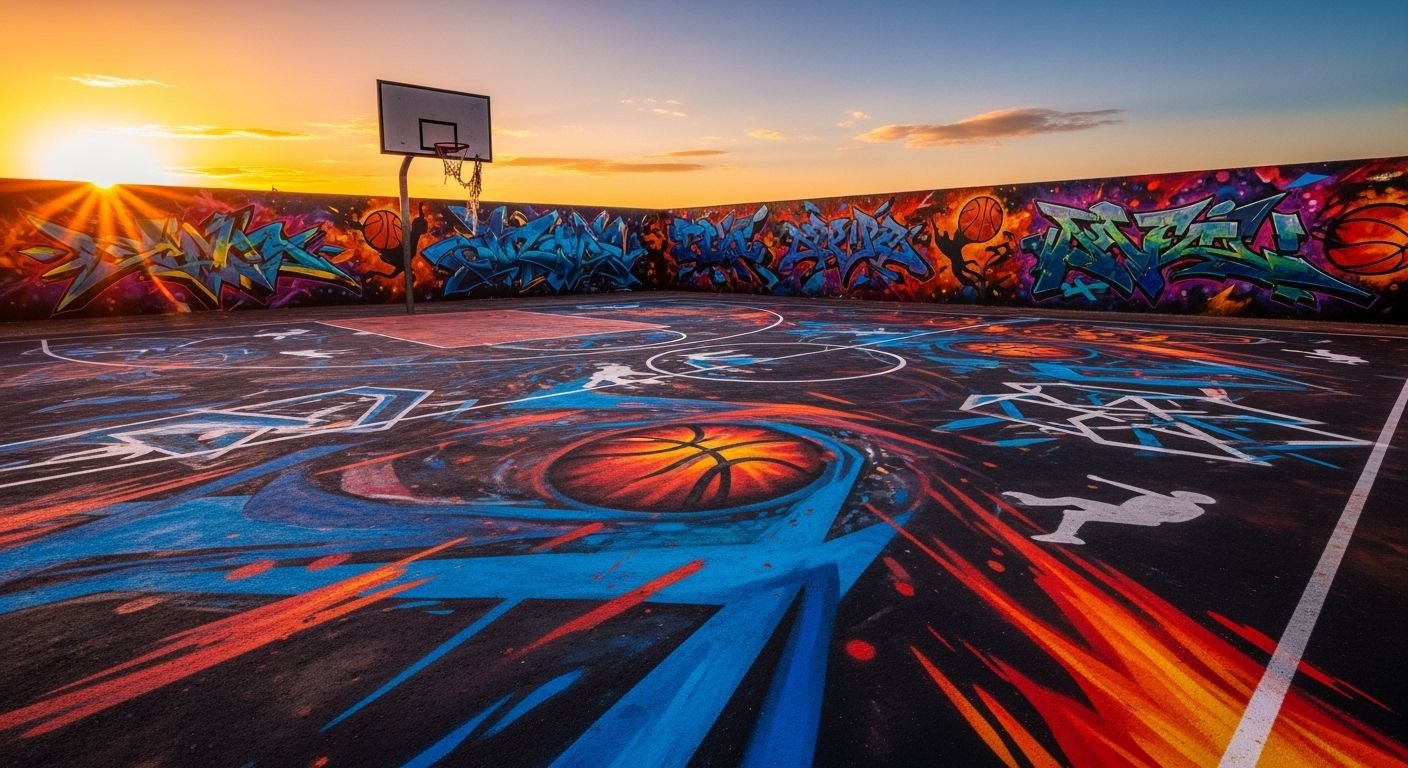 Awesome basketball background image 3