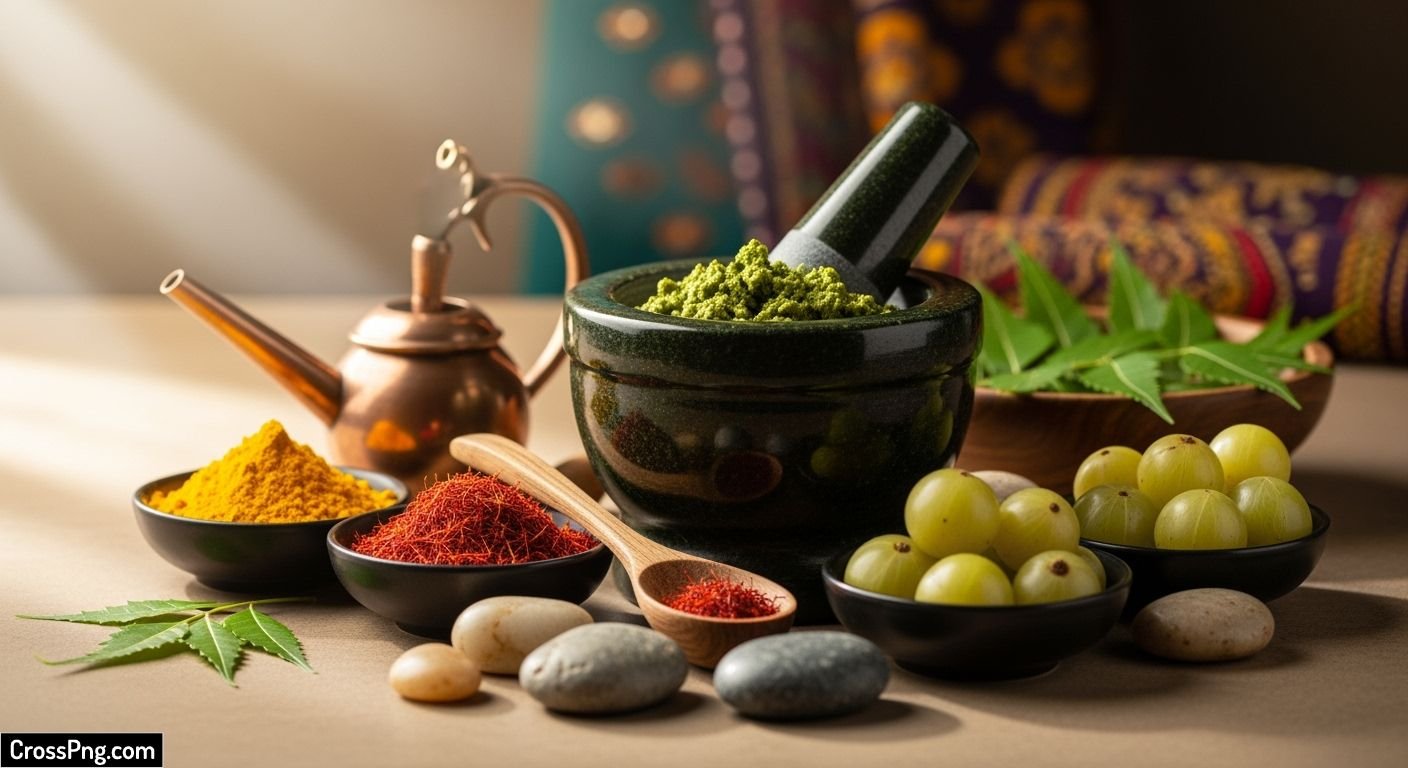 Ayurvedic background image