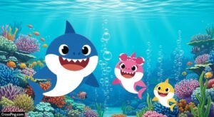 Baby shark background image