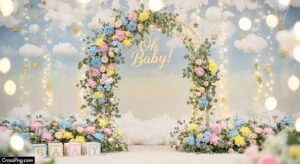 Baby shower background image