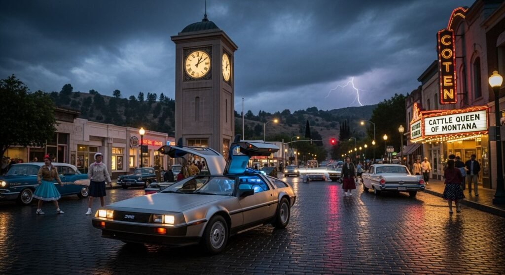 Back to the future background image 2
