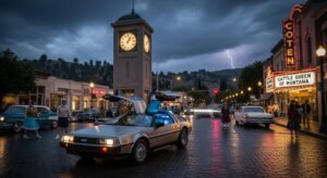 Back to the future background image 2