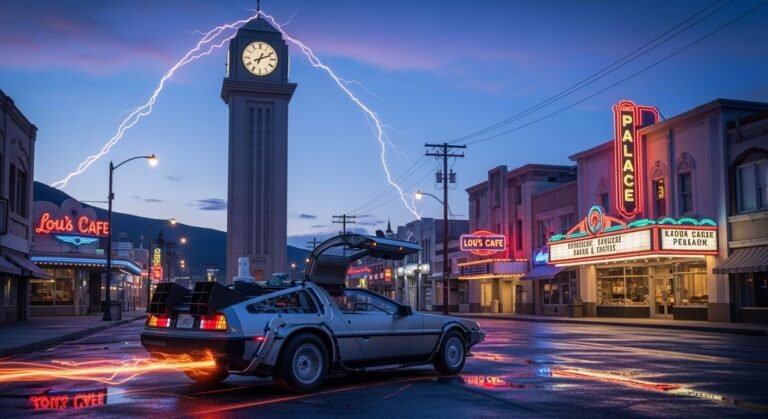 Back to the future background image 3