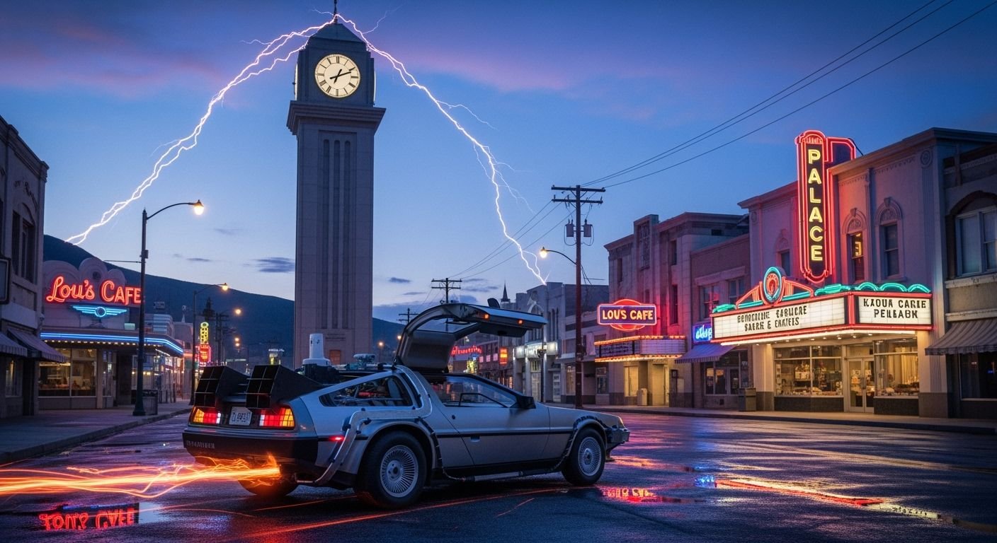 Back to the future background image 3