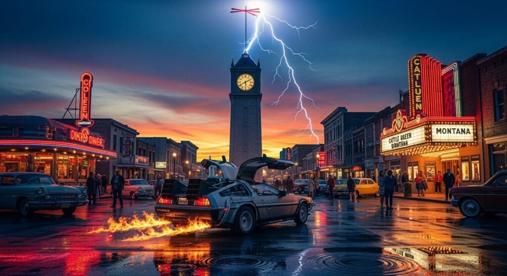 Back to the future background image 4