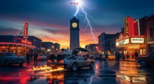 Back to the future background image 4