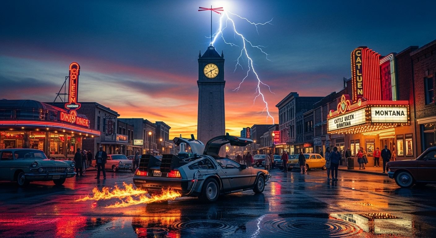 Back to the future background image 4