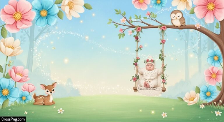 Backdrop baby photoshoot background image