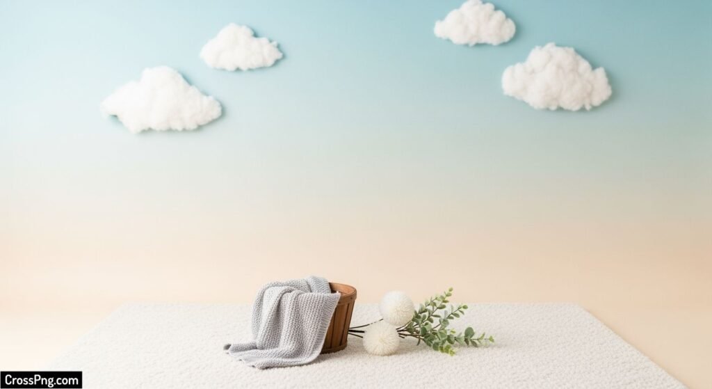 Backdrop baby photoshoot background image 3
