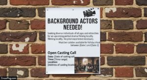 Background actors needed image 4