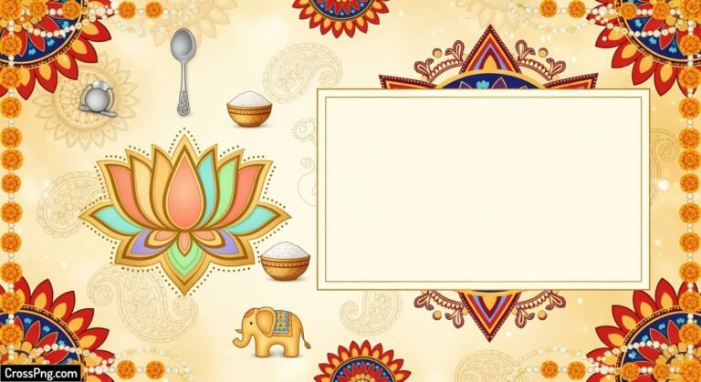Background annaprashan card image 2
