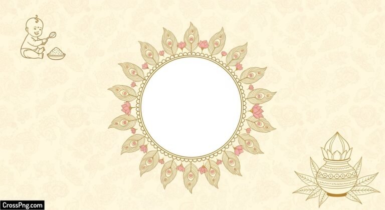 Background annaprashan card image