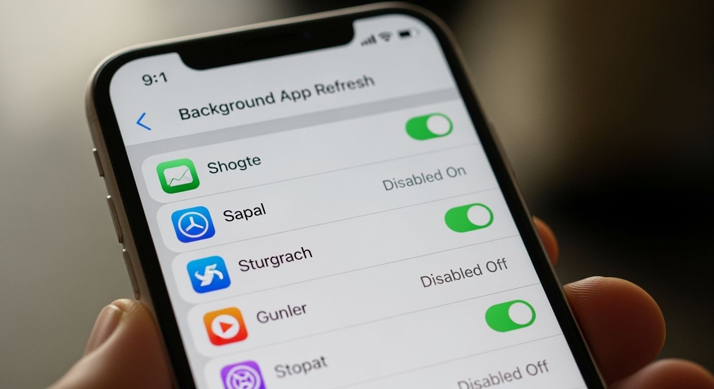 Background app refresh iphone image 2