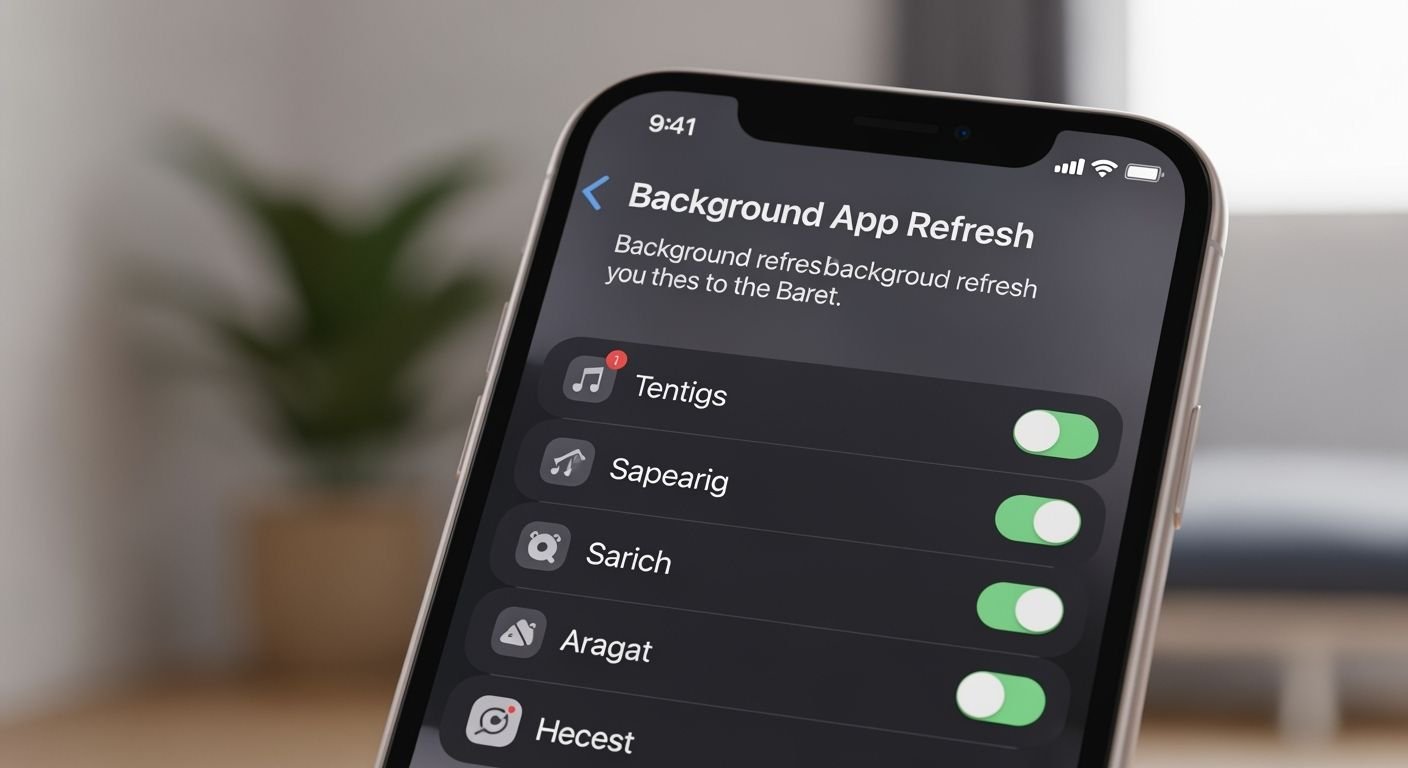 Background app refresh iphone image 4