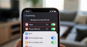 Background app refresh on iphone image 2