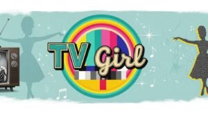 Background banner tv girl image 2