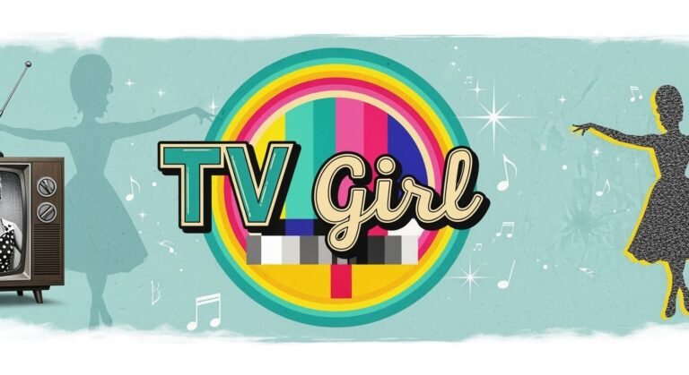Background banner tv girl image 2