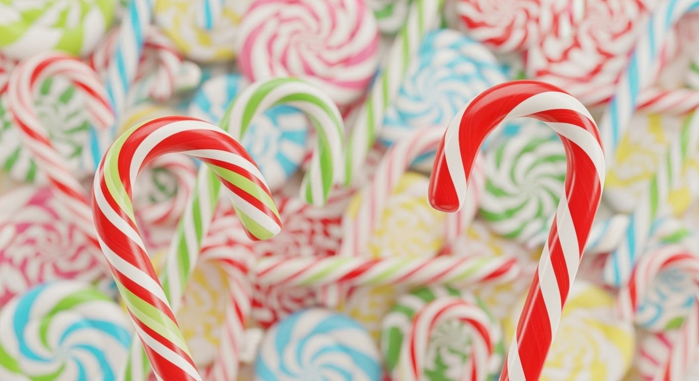 Background candy cane image