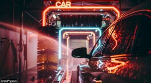Background car wash image