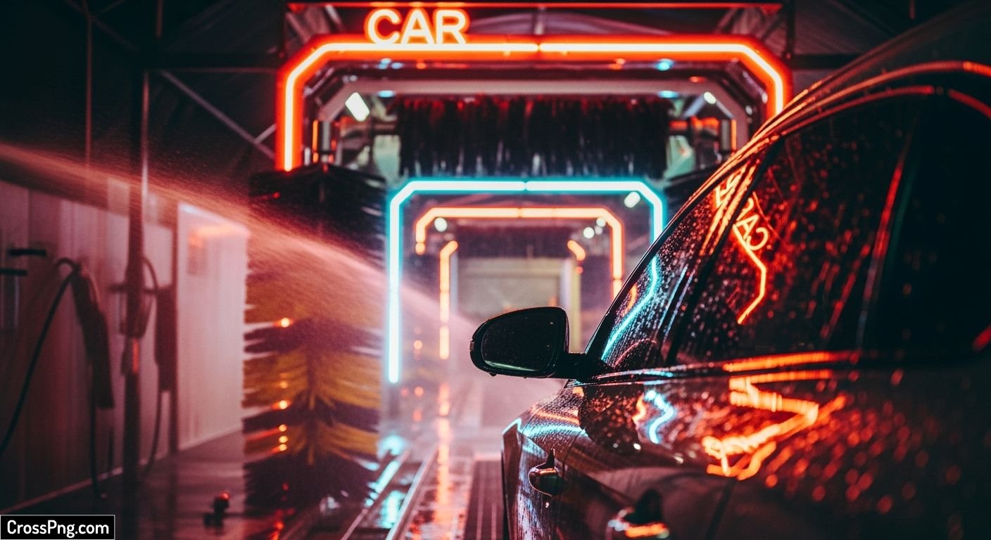 Background car wash image