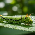 Background caterpillar image