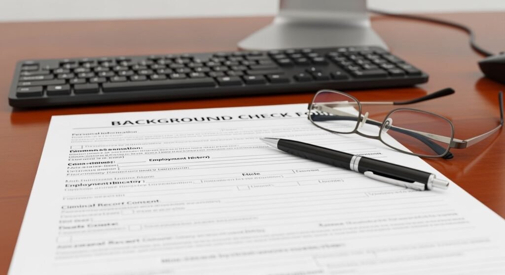 Background check form image 2