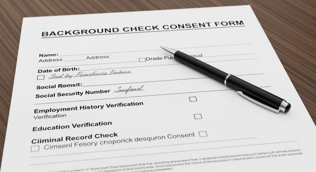 Background check form image 3