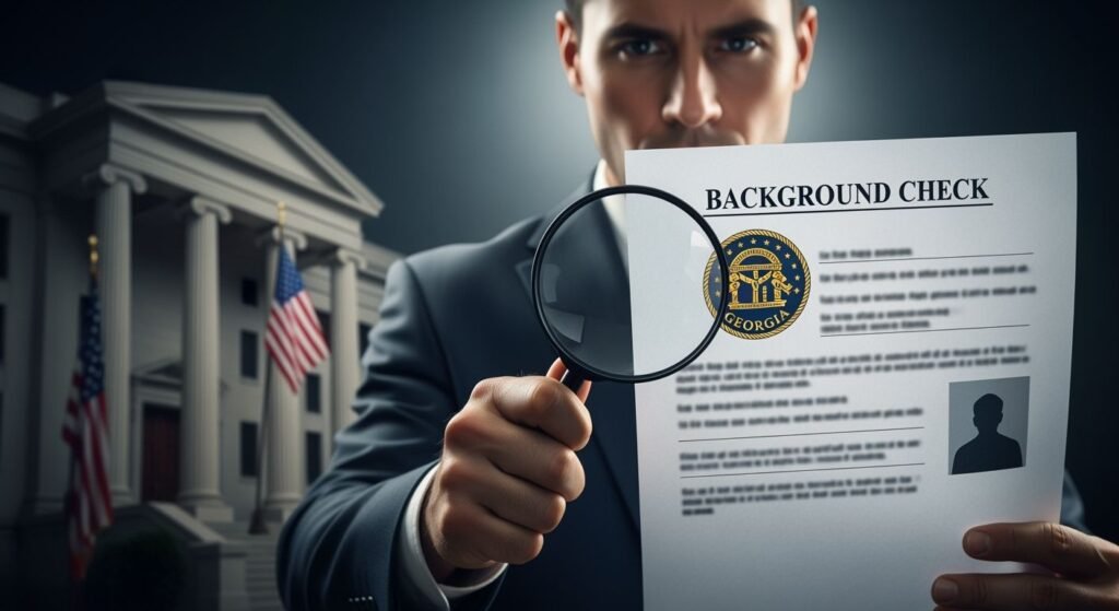 Background check georgia image
