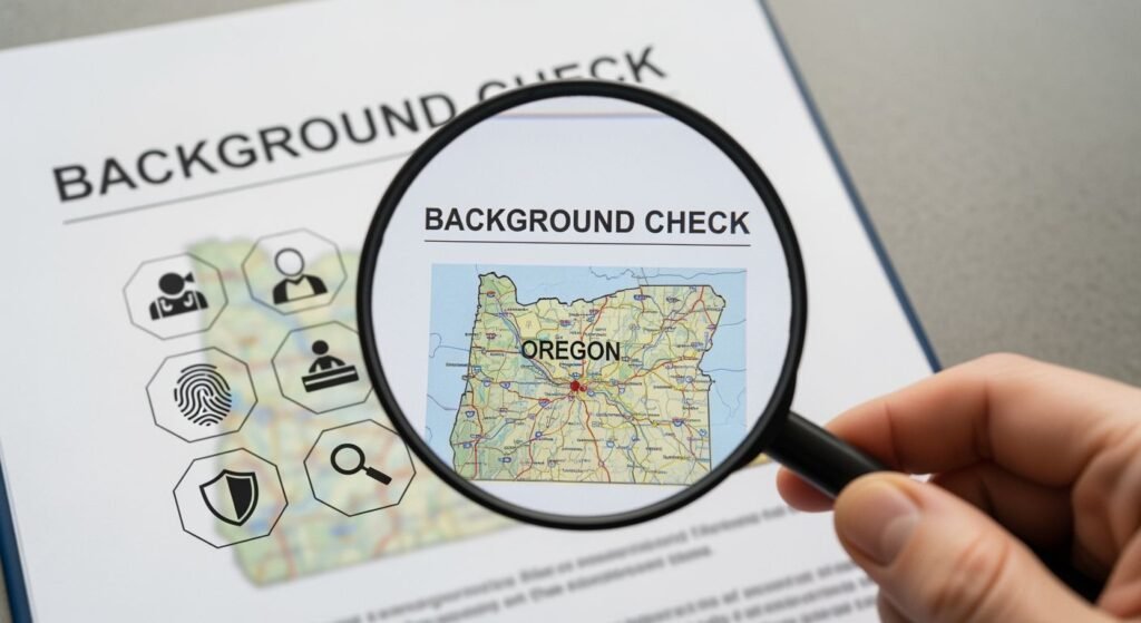 Background check oregon image