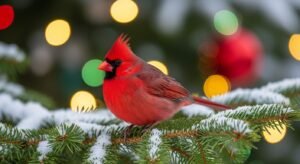 Background christmas cardinal image 3
