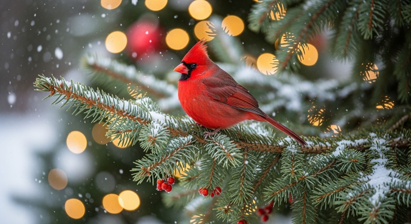 Background christmas cardinal image 4