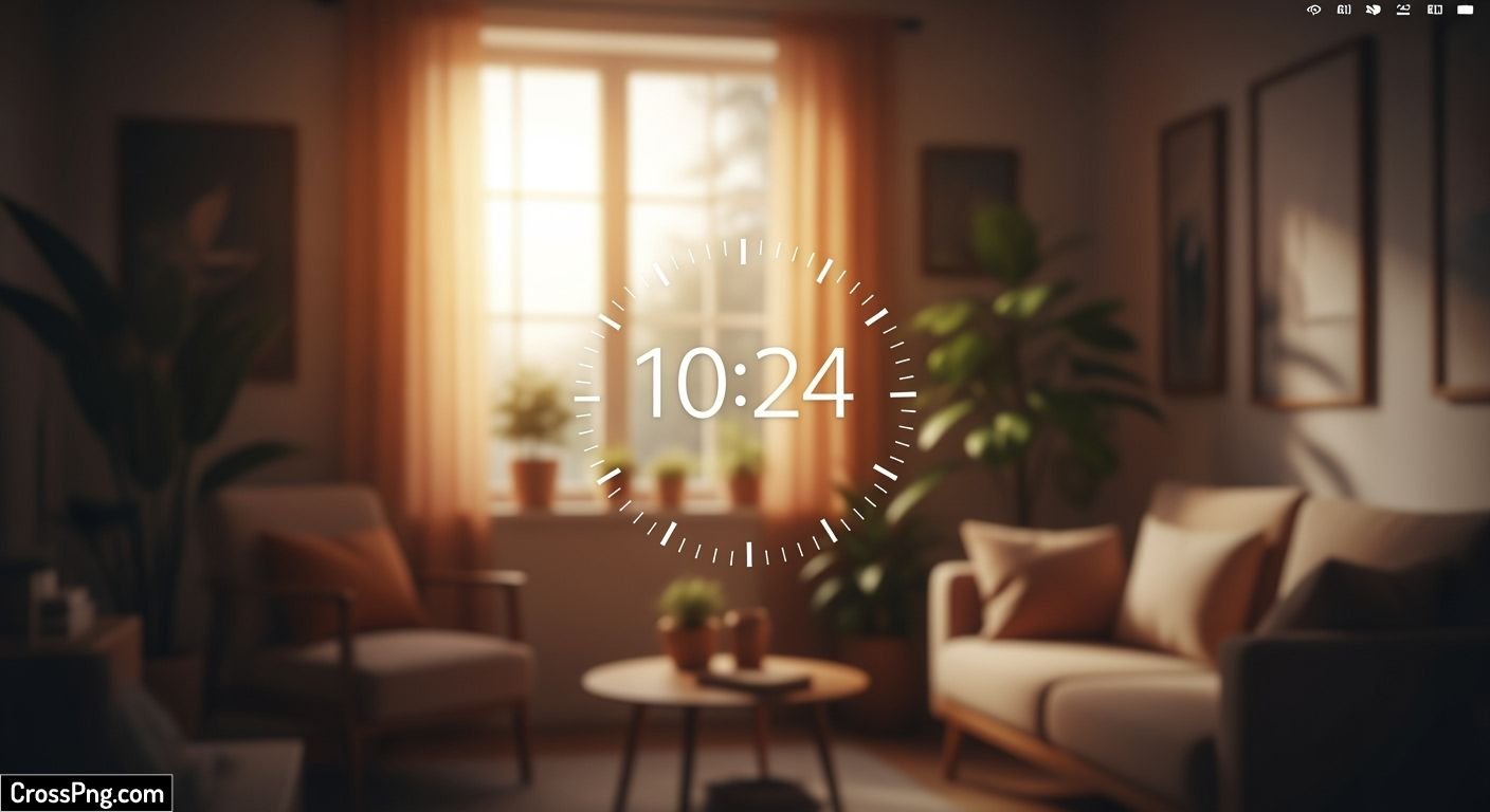 Background clock wallpaper image