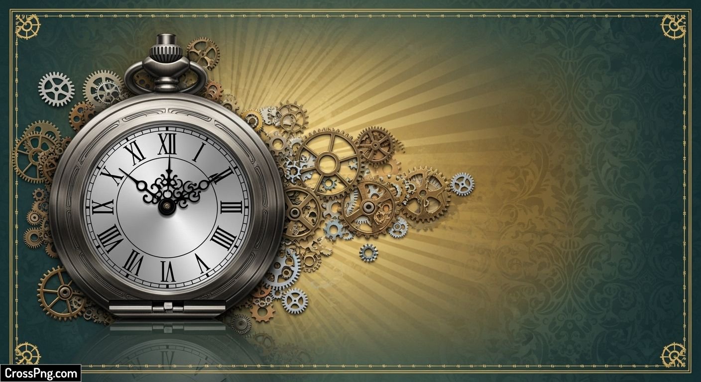 Background clock wallpaper image