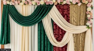 Background cloth decoration image