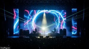 Background concert stage image