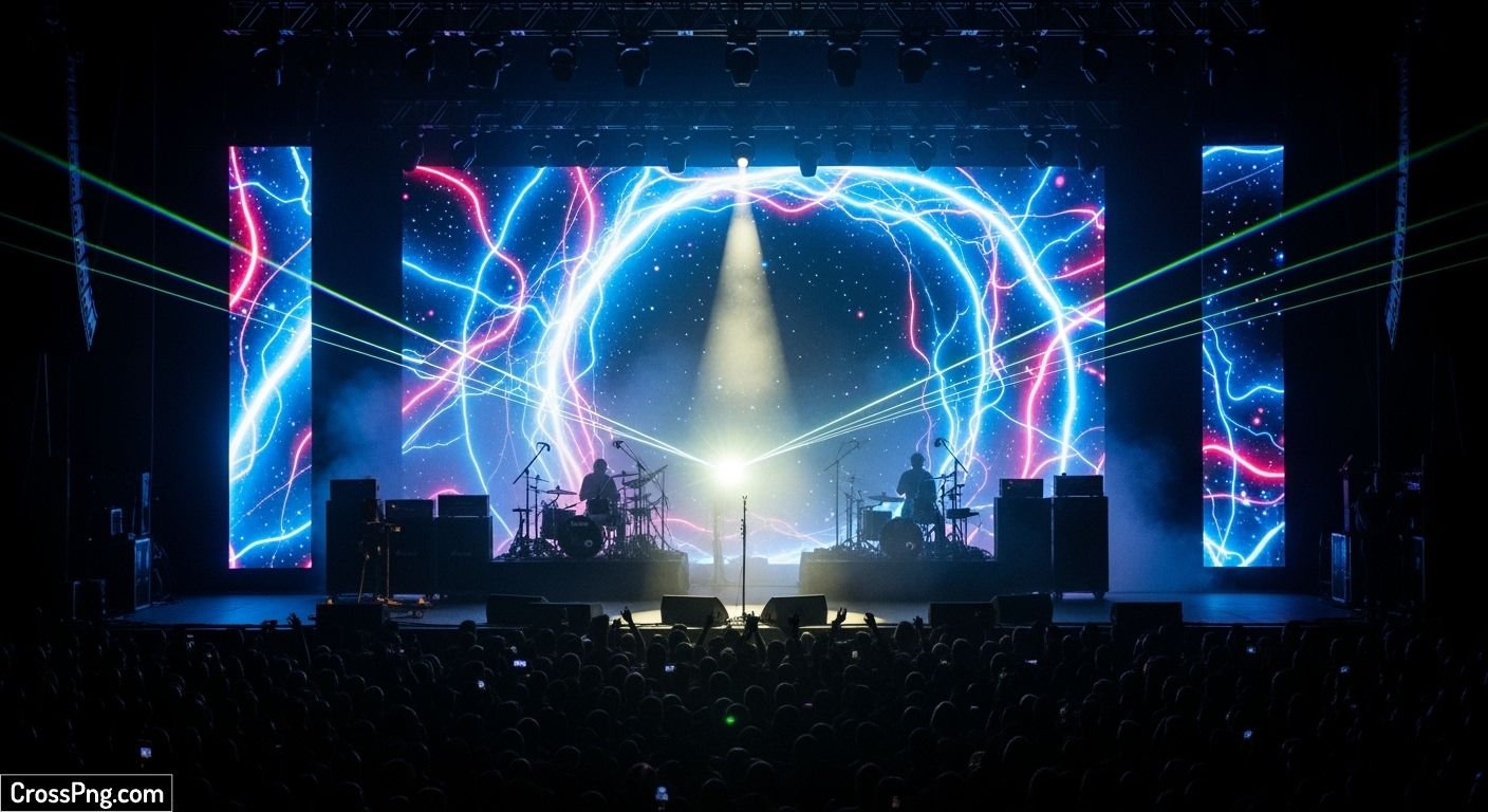 Background concert stage image