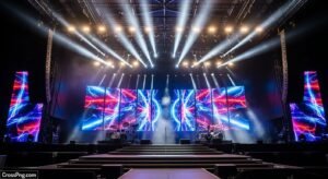 Background concert stage image