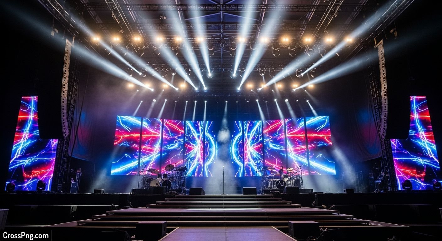 Background concert stage image