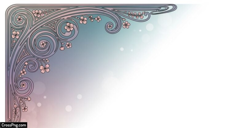 Background corner design image