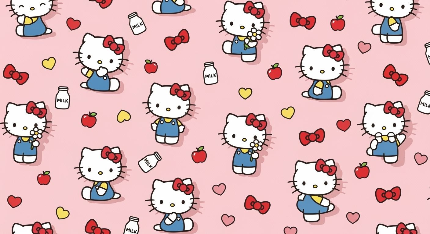 Background cute hello kitty wallpaper image 3
