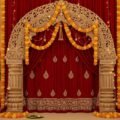Background decoration for ganesh